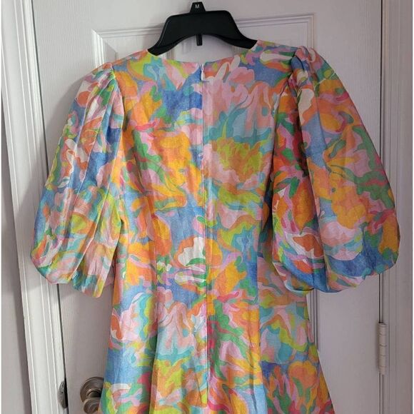 Sheike Stevie May Puff Sleeve Mini Dress 8 - Picture 6 of 11